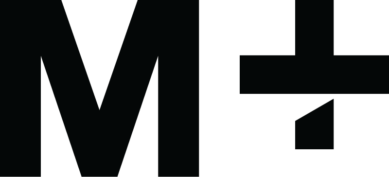 M+ logo black